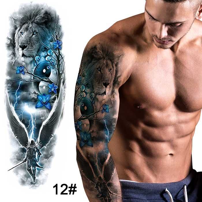 Мъжки и Женски Временни Татуировки Ръкави
