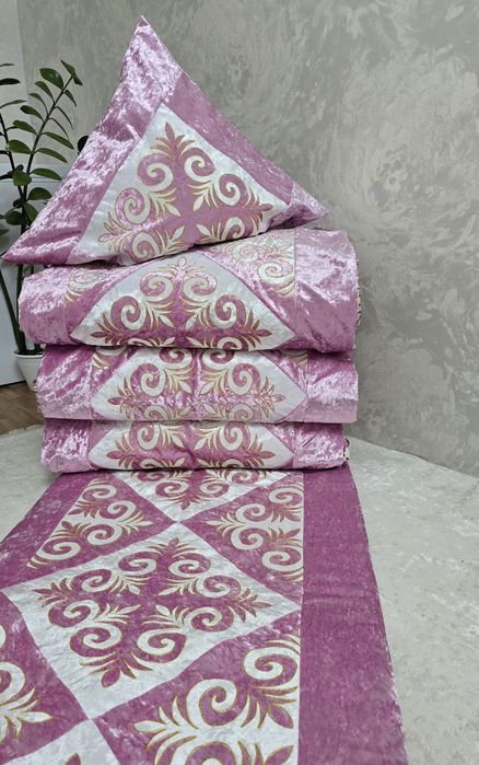 Қыз жасауына құрақ көрпеге тыс