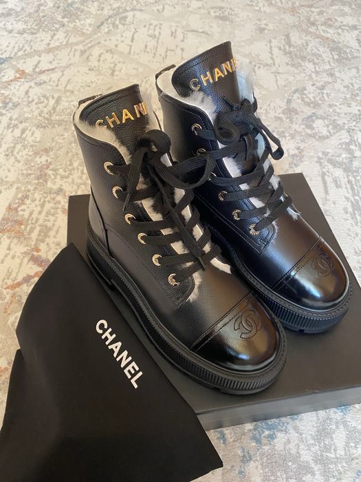 Черные Ботинки Люкс каяества CHANEL