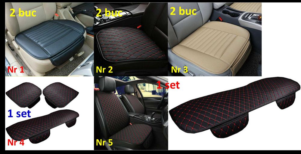 Husa universala auto crem, negru, Protejeaza scaunul. Noua! ambalata!