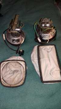 Motoare aspirator vechi Record-450W si Electro-Arges-600W-cu saci praf