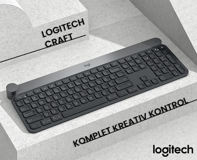 СКИДКА! Logitech Craft Беспроводная Клавиатура (Английская Раскладка)