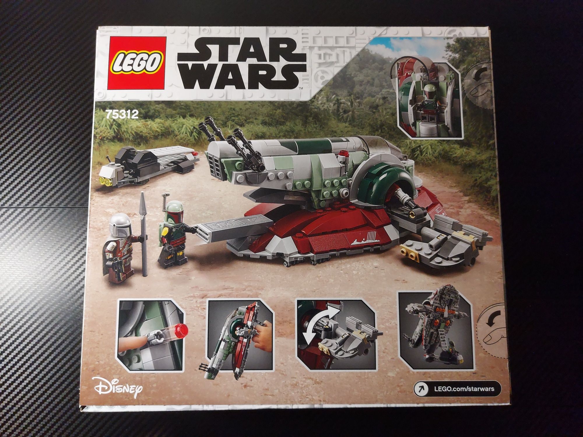 Lego Boba Fett's Starship 75312 593 piese sealed (retired)