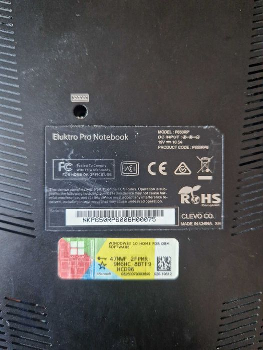 Eluktronics VR Ready Gaming Laptop ( Defect )