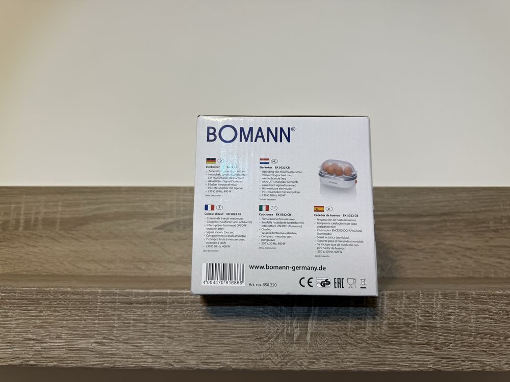 Aparat pentru fiert oua Bomann EK 5022 CB Fierbator oua