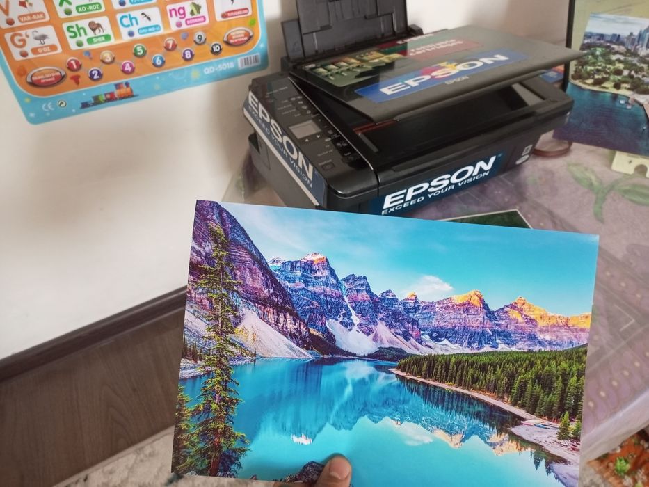Epson 210 rangli TRIVADNOM Tezkor printer,Zaprafka qilingan dyuzi 100%