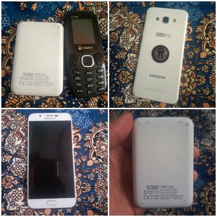 Poco C40 + Nubia neo 2 + Samsung + Comfy tugmali telefon + Powerbank