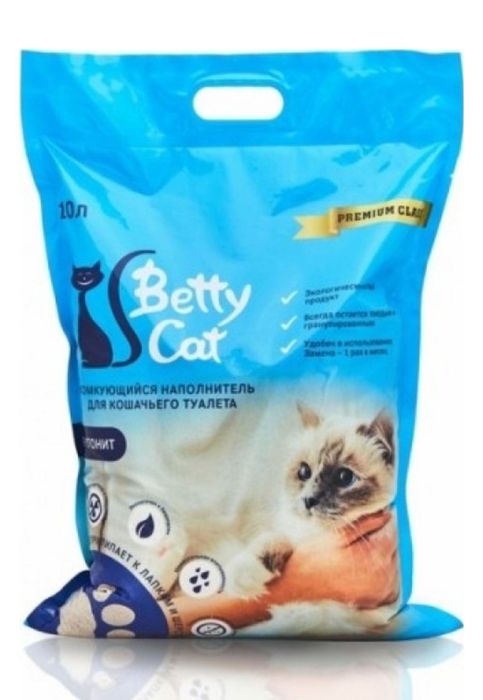 Наполнитель Betty Cat комкующийся 10 л