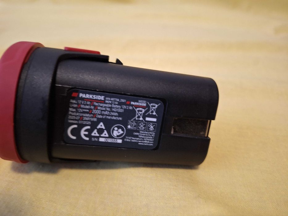 Acumulator  model PAPK 12A4,    Parkside  - 12V, 2 Ah