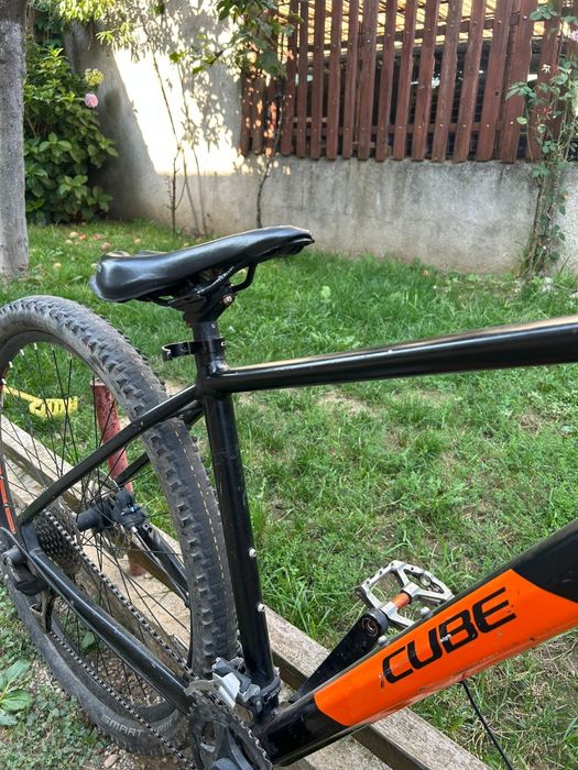 Bicigleta Cube Aim SL 29 Black/Orange