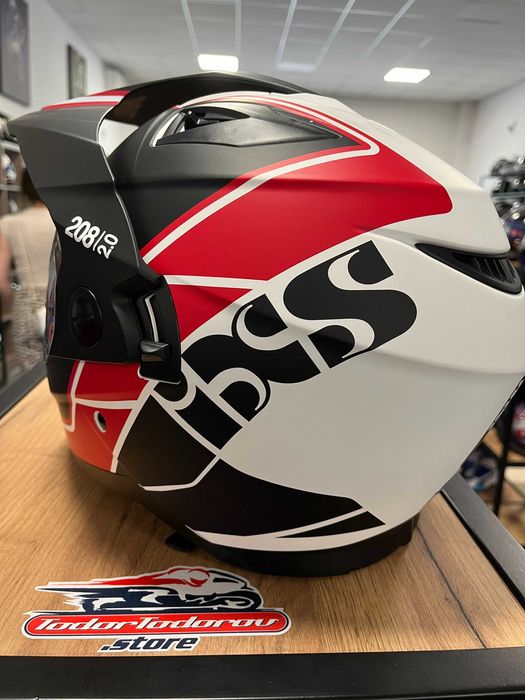 ТОП ЦЕНА Ендуро каска IXS TOUR 3.0,размер М 57-58 вградени очила