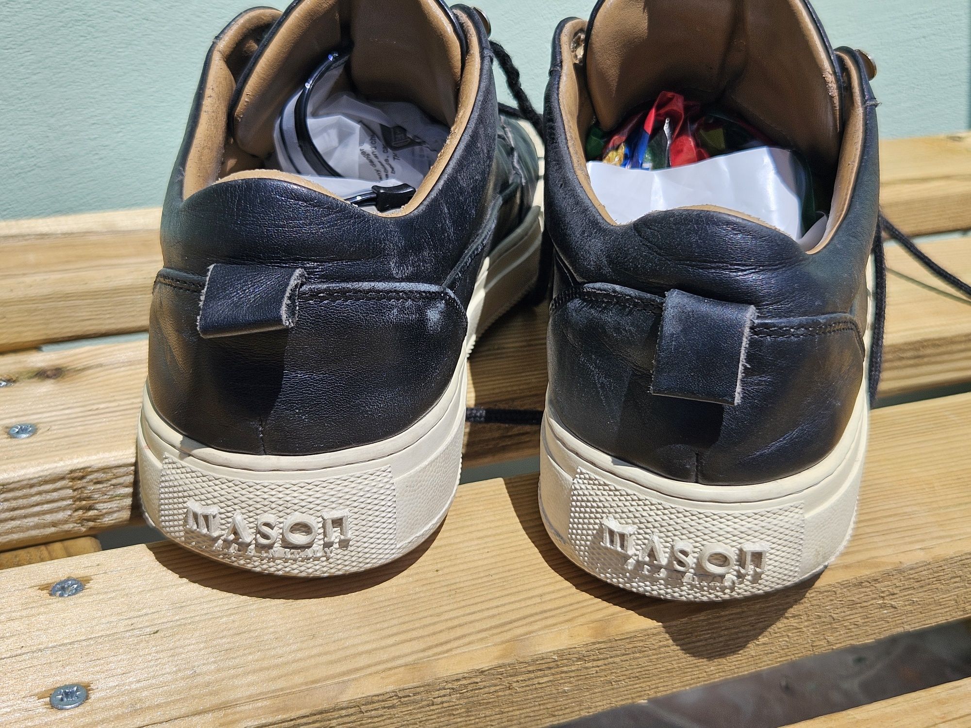 Mason Garments кожени кецове N42