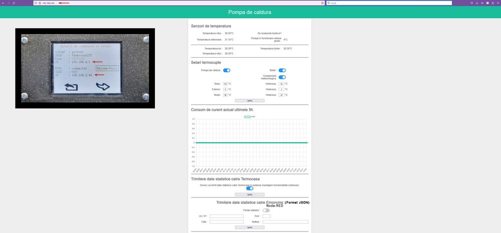 Kit Automatizare Pompa Căldura Termocasa  Aer-Apa versiune noua .