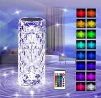 Lampa model crystal RGB cu telecomanda