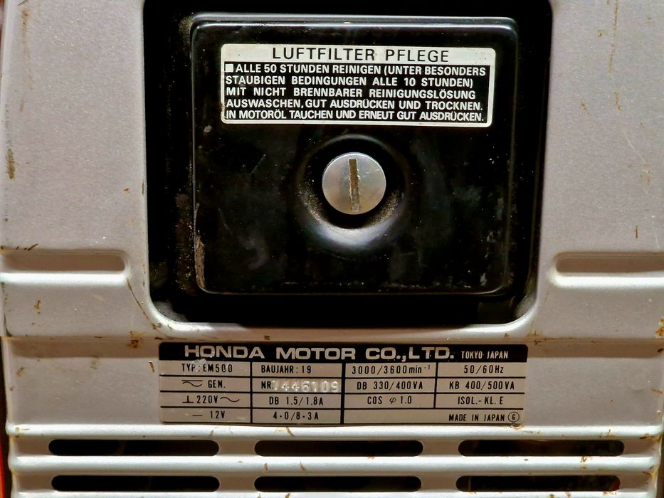 Генератор Honda em500 made in Japan