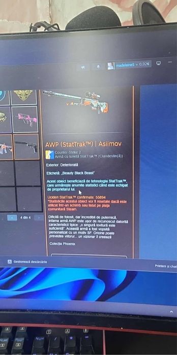 Vând flip knife doppler st fn