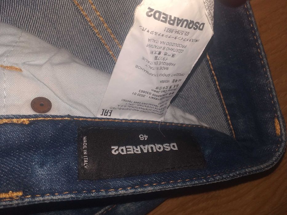 Blugi Dsquared2 Albastri mărimea 46