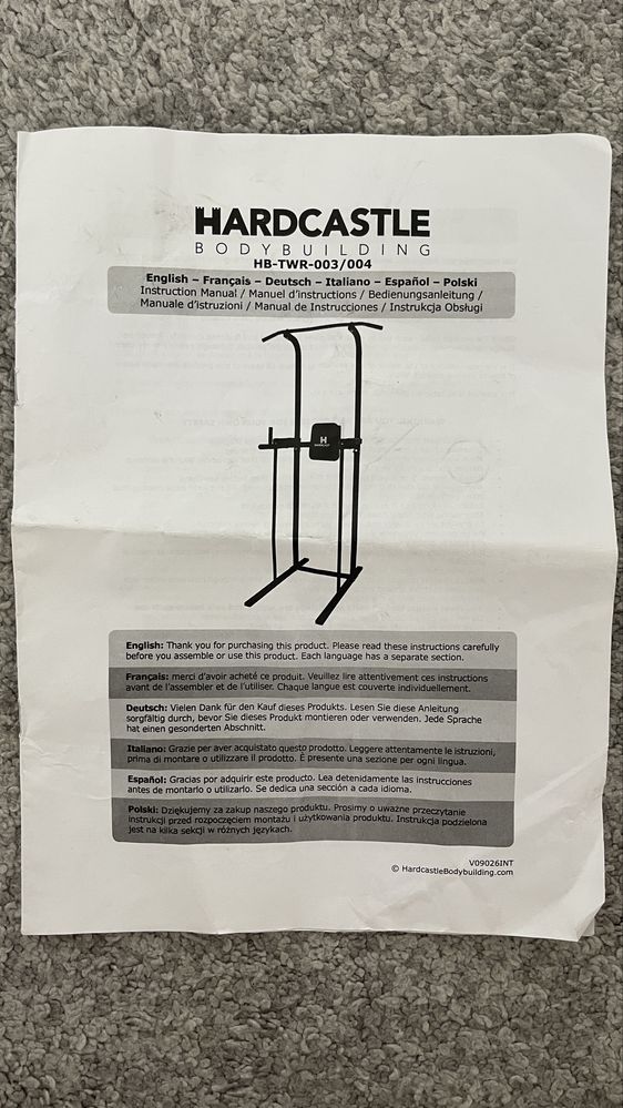 Home gym aparat multifunctional – tractiuni, dips, abdomene