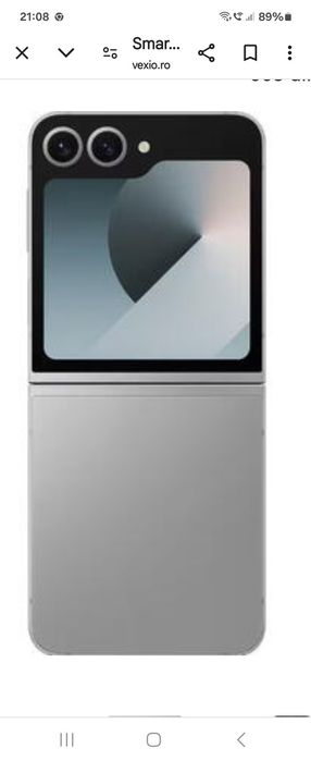 Smartphone Samsung Galaxy Z Flip6 256GB 12GB RAM 5G Dual Sim Silver Sh