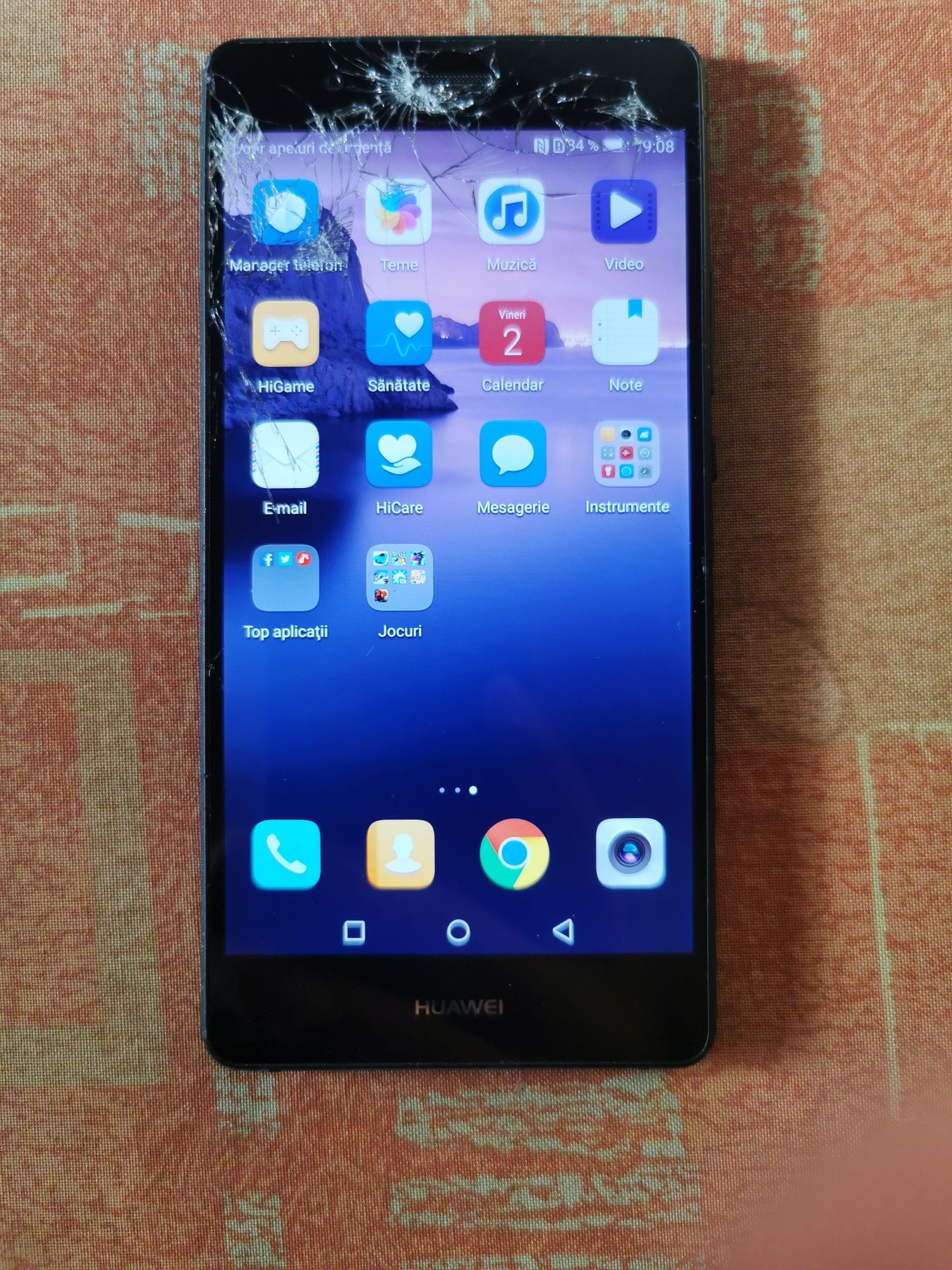 Huawei p9 lite (sticla fisurata)