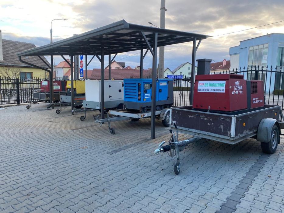 Generator de curent trifazic diesel pompa tencuit