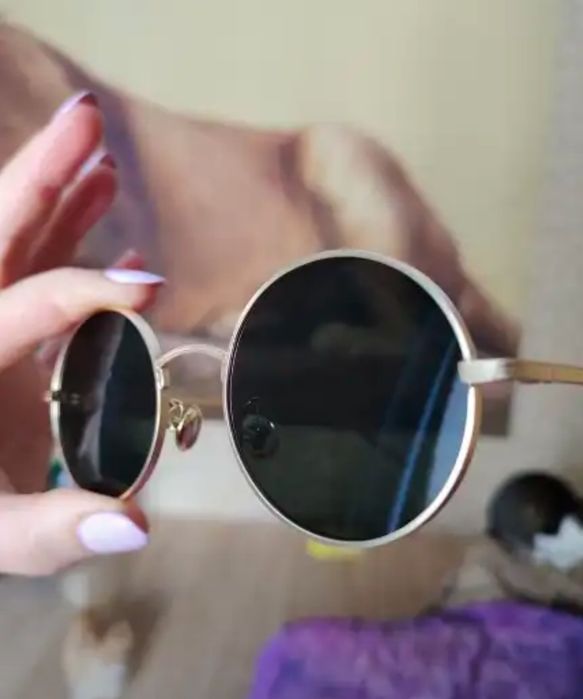 Stilniy qora ochki, Retro dumaloq koʻzoynak, Quyoshdan saqlovchi