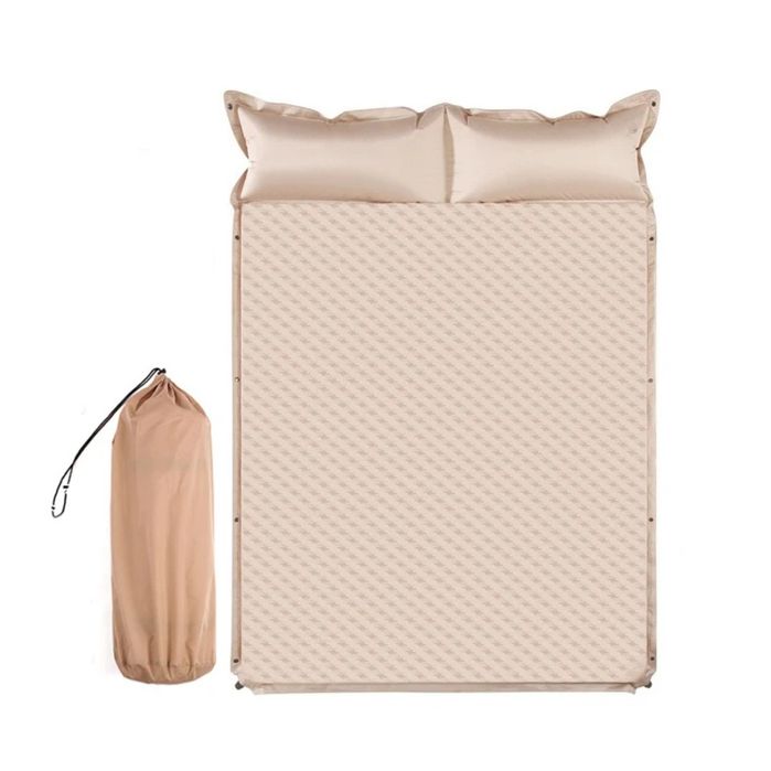 Надувной туристический коврик с подушкой 5см толщина