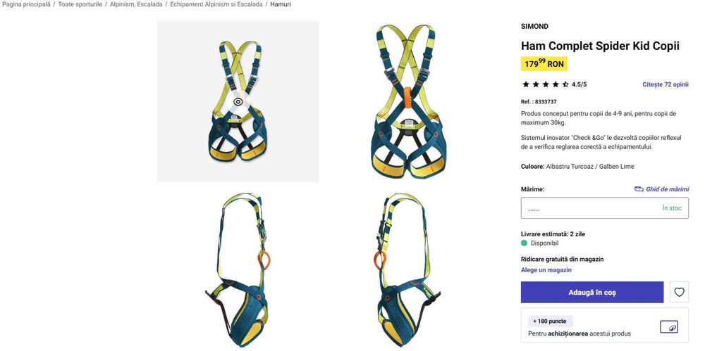 Ham Complet Spider Kid Copii - Simond