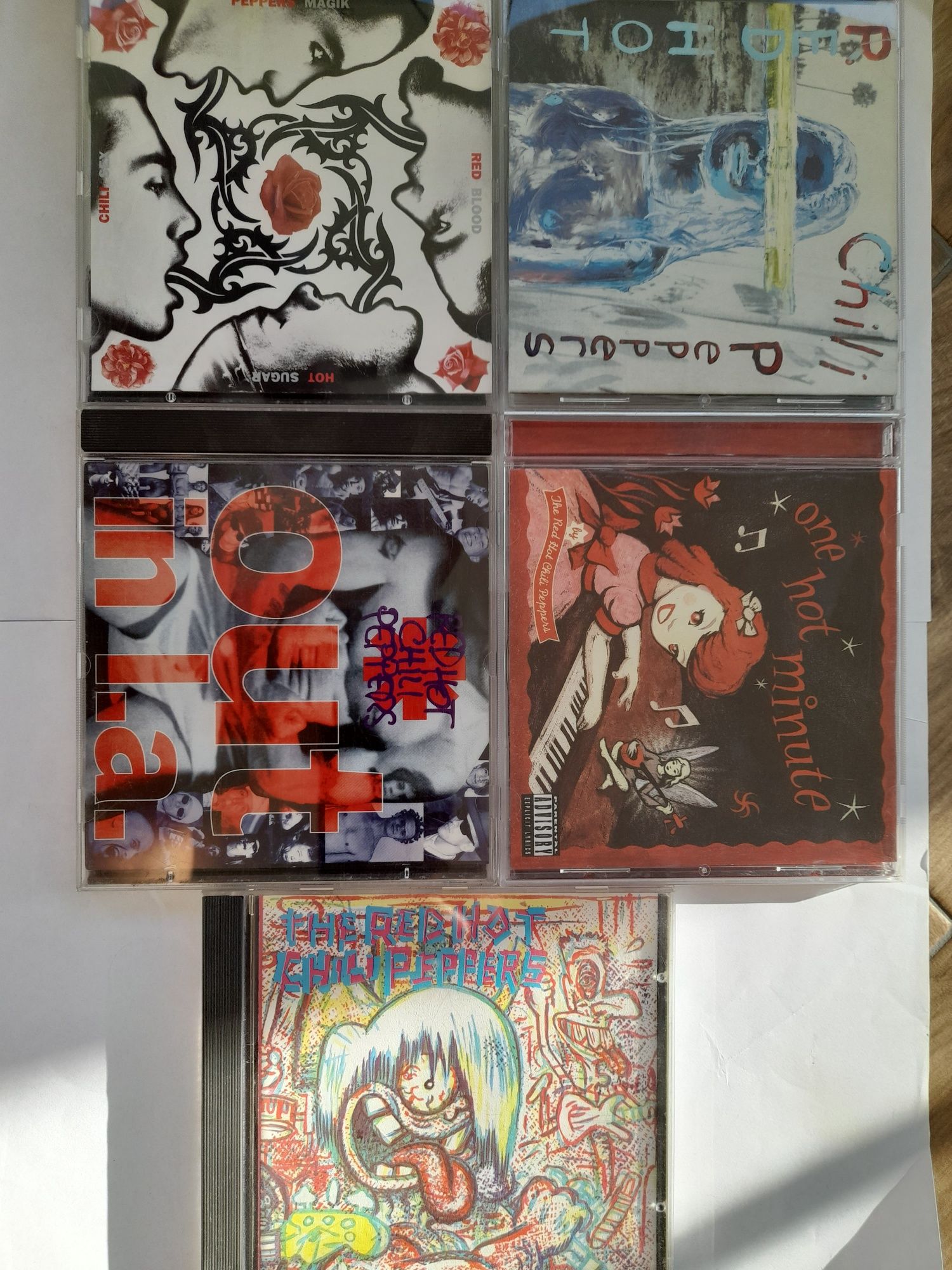 5 albume RHCP, Red Hot Chili Pappers CD