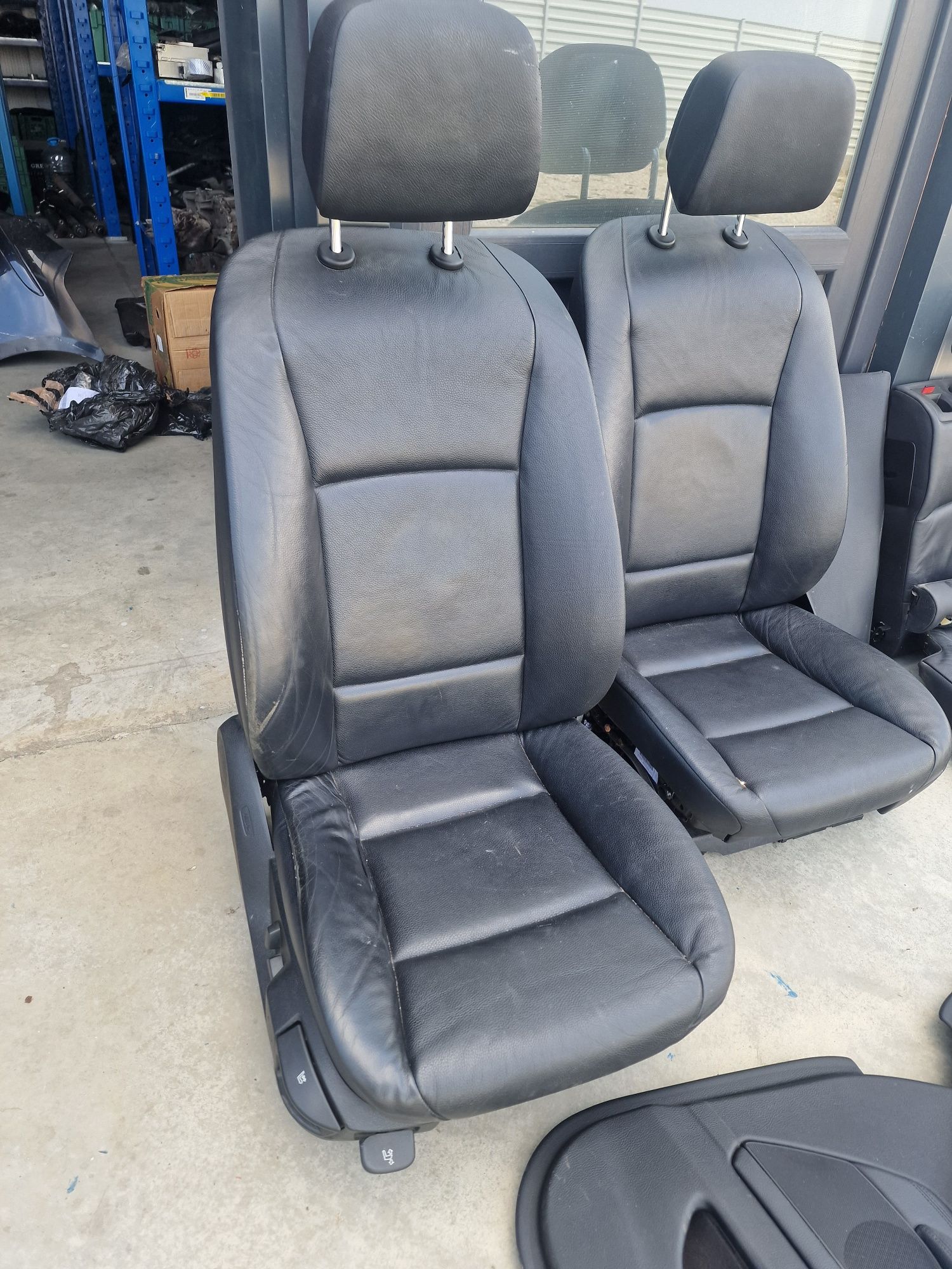 Interior scaune piele neagră cu incalzire bmw f11 nonfacelift