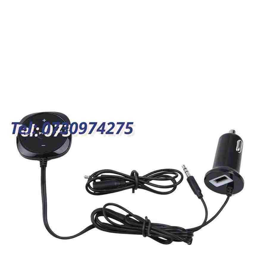 Car Kit Bluetooth Fara Fir Aux Universal Cu Bricheta 2 Usb