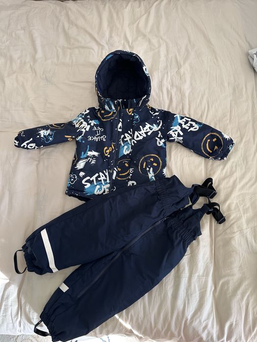 Комплект с комбинезоном зимний для мальчика