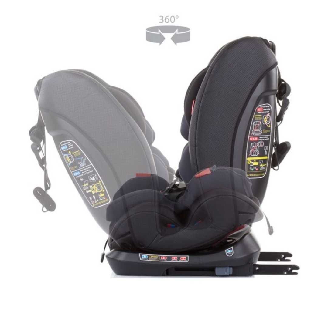 Столче за кола Chipolino - Техно 360, 0-36 kg, с Isofix