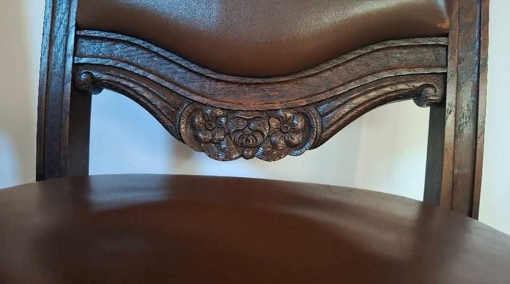 Scaune din piele naturala