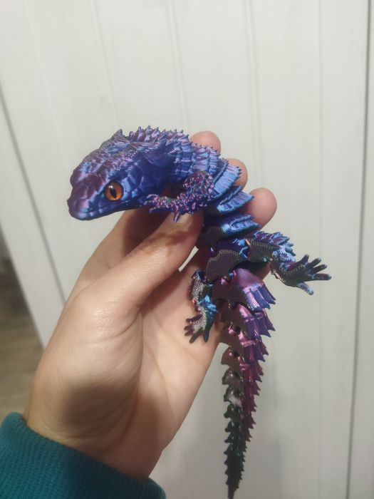 3D принтиран гущер