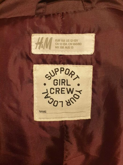 Geaca de toamna scurta fete -marimea 158, H&M