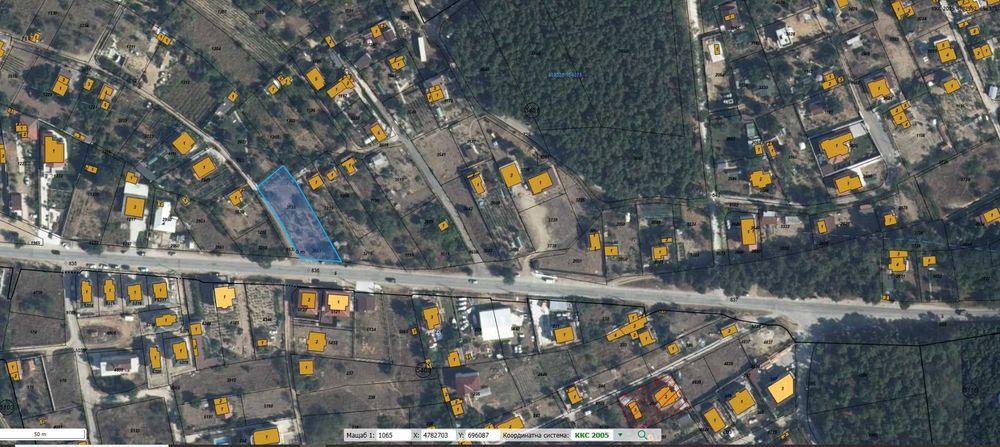 парцел на главен път  БОРОВЕЦ