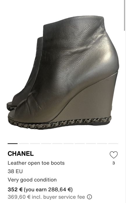 Chanel боти  оригинални 38 номер