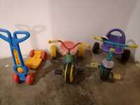 Triciclete pentru copii cu trotineta