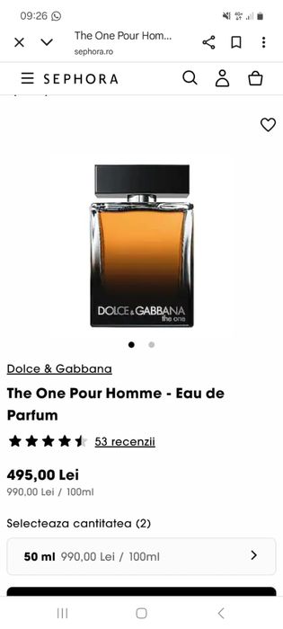 Parfum Dolce Gabbana