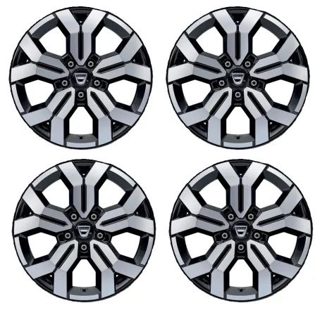 Set 4 jante originale Dacia Duster 17″ noi, nefolosite – OEM