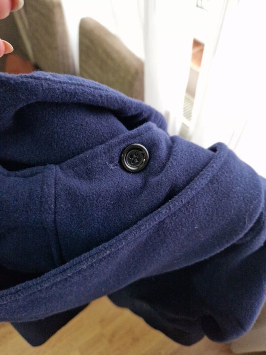 Palton dama bleumarin