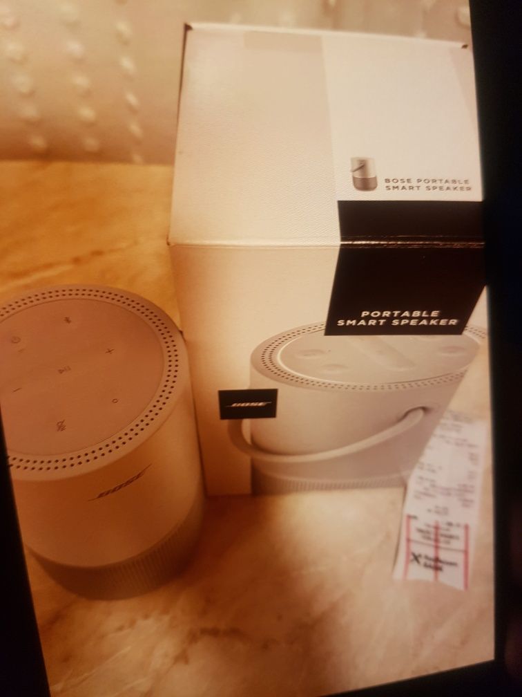 Bose wifi portable home speaker silver