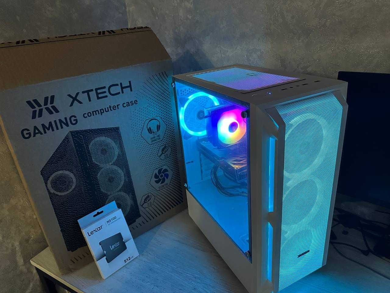 Игровой кейс 20 поточный / RX 580 8gb / DDR4 16gb / 512 Lexar ssd