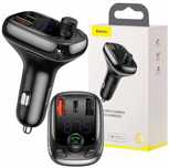 Зарядно за кола Baseus T Typed Bluetooth 5.0 FM Transmitter MP3 QC4.0