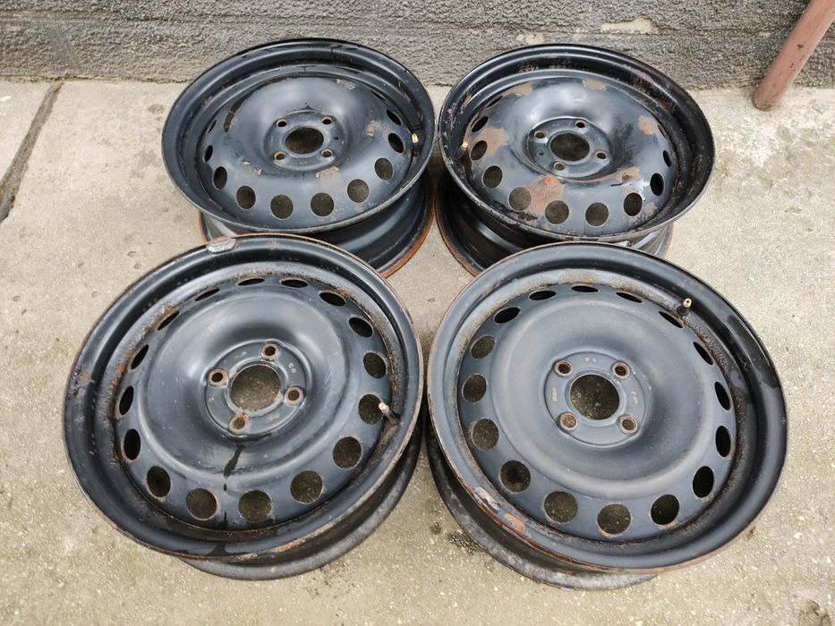 Vând Set Jante 4x100 R15 Dacia Logan MCV Sandero Renault Clio Modus