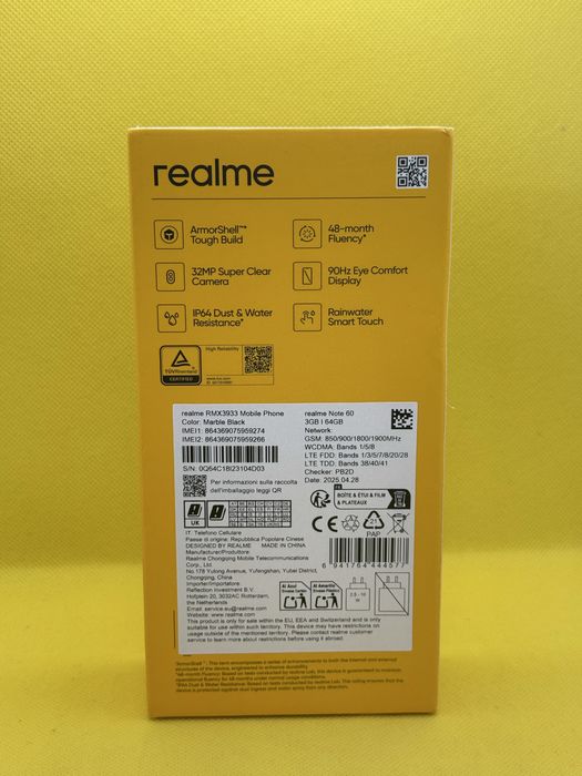 Realme Note 60 64/3 Negru