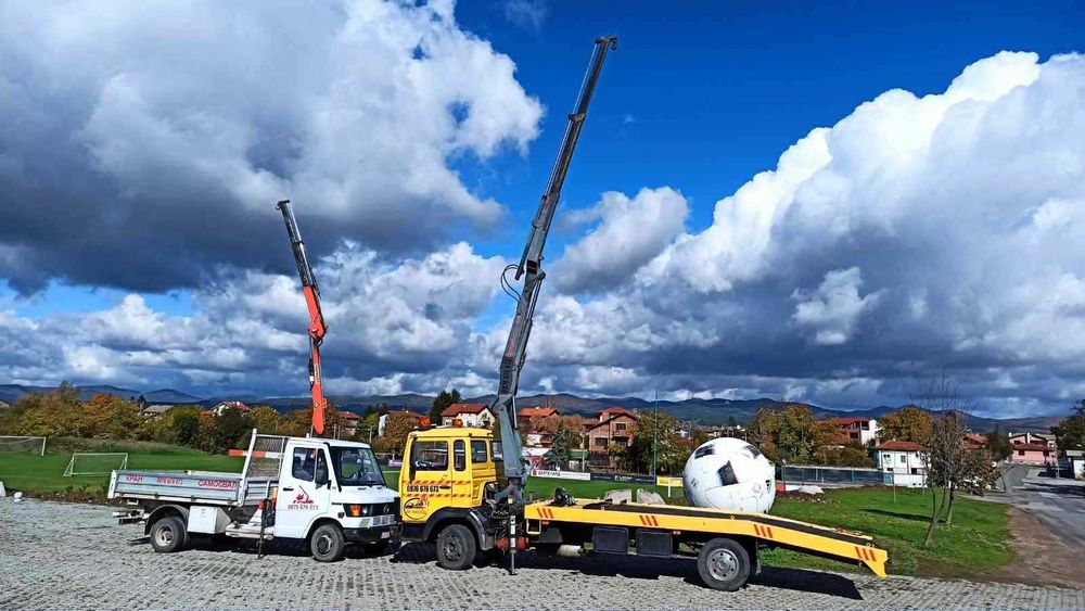 Транспортни услуги с пътна помощ кран / самосвал