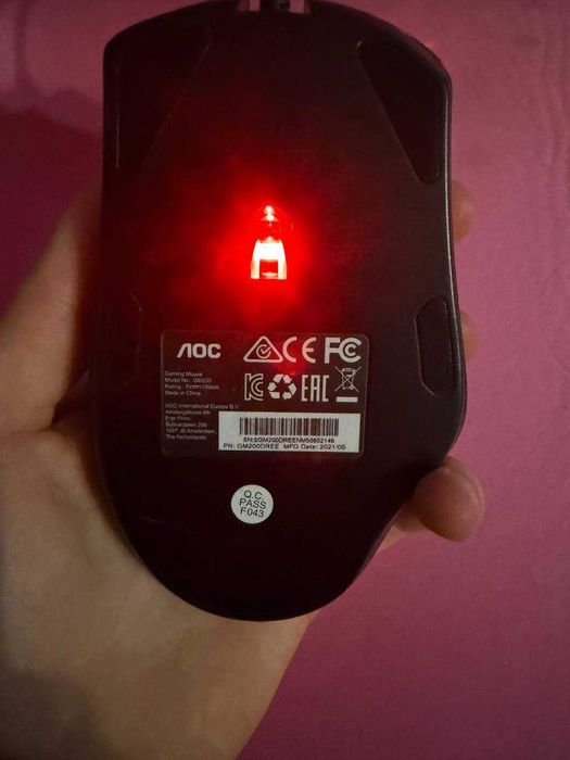 Продам проводную мышку Игровая мышь AOC GM200 USB Black (GM200DREE)