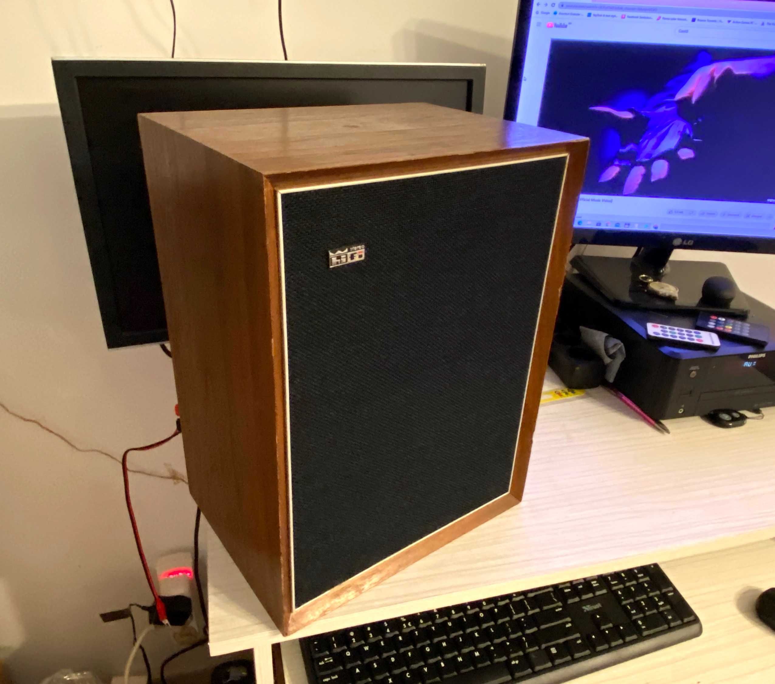 Boxe Philips HiFi SA5976 8ohm 20W anii 60 - vintage - colectie